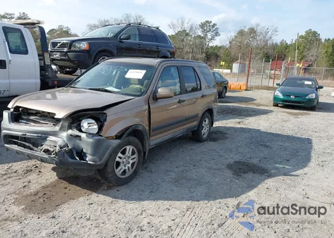 2003 Honda Cr-V Ex из США, поврежденный, VIN JHLRD78893C001653